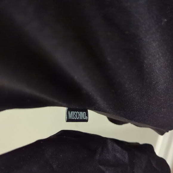 Moschino Jeans Black beaded and scalloped button up - Picture 3 of 7